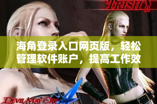 海角登錄入口網(wǎng)頁版，輕松管理軟件賬戶，提高工作效率
