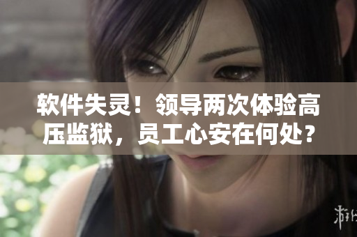 軟件失靈！領(lǐng)導(dǎo)兩次體驗高壓監(jiān)獄，員工心安在何處？