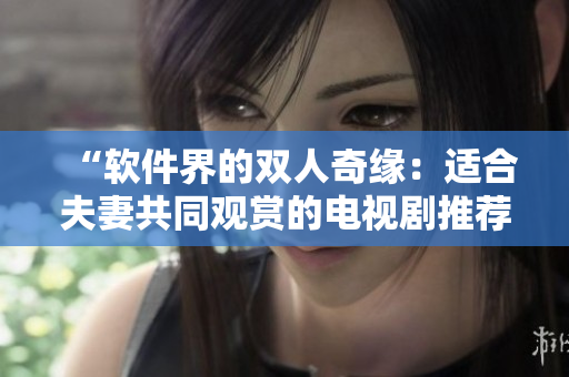 “軟件界的雙人奇緣：適合夫妻共同觀賞的電視劇推薦”