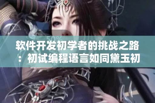 軟件開發(fā)初學者的挑戰(zhàn)之路：初試編程語言如同黛玉初試金箍棒