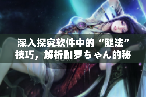 深入探究軟件中的“腿法”技巧，解析伽羅ちゃん的秘密  非常軟件