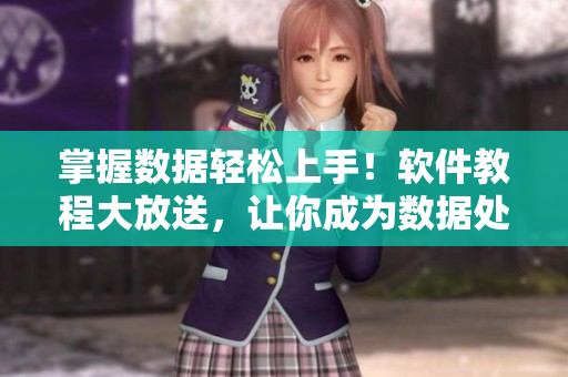 掌握數(shù)據(jù)輕松上手！軟件教程大放送，讓你成為數(shù)據(jù)處理高手！