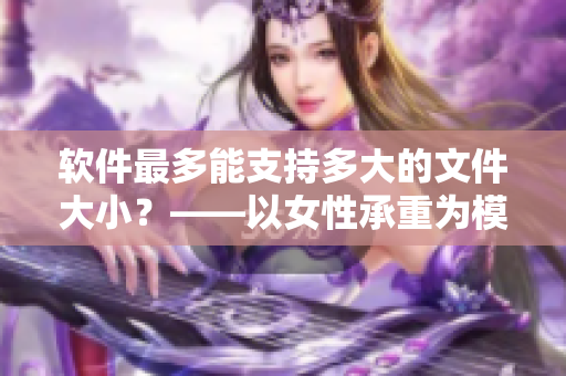 軟件最多能支持多大的文件大小？——以女性承重為模擬