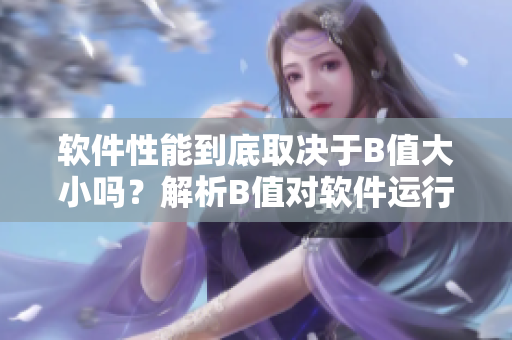 軟件性能到底取決于B值大小嗎？解析B值對軟件運(yùn)行性能的影響
