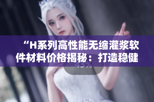 “H系列高性能無縮灌漿軟件材料價格揭秘：打造穩(wěn)健代碼的選擇”