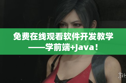 免費(fèi)在線觀看軟件開(kāi)發(fā)教學(xué)——學(xué)前端+Java！