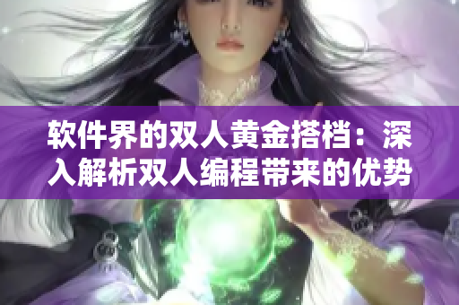 軟件界的雙人黃金搭檔：深入解析雙人編程帶來的優(yōu)勢