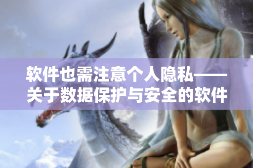 軟件也需注意個(gè)人隱私——關(guān)于數(shù)據(jù)保護(hù)與安全的軟件建議