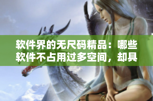 軟件界的無(wú)尺碼精品：哪些軟件不占用過(guò)多空間，卻具備優(yōu)異功能？