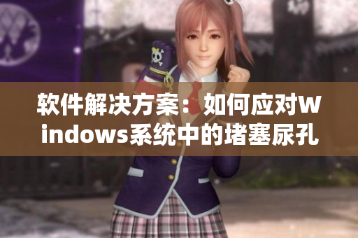 軟件解決方案：如何應(yīng)對(duì)Windows系統(tǒng)中的堵塞尿孔問題