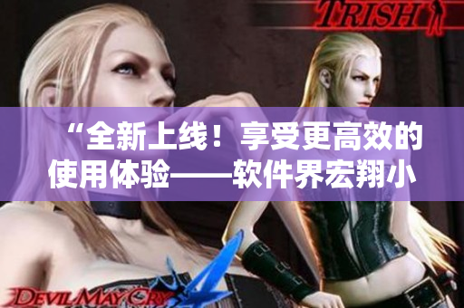 “全新上線！享受更高效的使用體驗——軟件界宏翔小藍(lán)視頻GY2022”