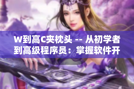 W到高C夾枕頭 -- 從初學(xué)者到高級(jí)程序員：掌握軟件開(kāi)發(fā)的必備技能