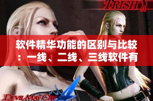 軟件精華功能的區(qū)別與比較：一線、二線、三線軟件有何不同？