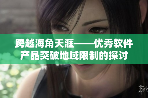 跨越海角天涯——優(yōu)秀軟件產(chǎn)品突破地域限制的探討
