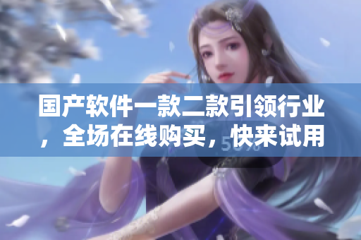 國(guó)產(chǎn)軟件一款二款引領(lǐng)行業(yè)，全場(chǎng)在線購(gòu)買，快來(lái)試用！