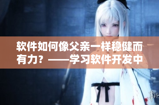 軟件如何像父親一樣穩(wěn)健而有力？——學(xué)習(xí)軟件開發(fā)中的代碼優(yōu)化和測試技術(shù)