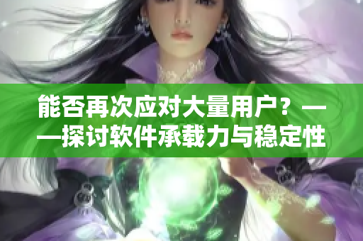 能否再次應(yīng)對大量用戶？——探討軟件承載力與穩(wěn)定性