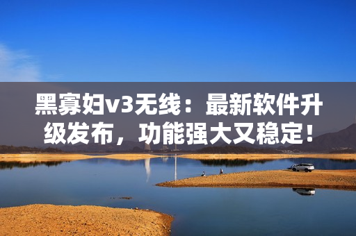 黑寡婦v3無線：最新軟件升級(jí)發(fā)布，功能強(qiáng)大又穩(wěn)定！