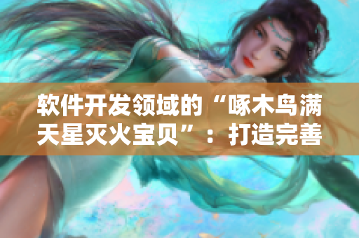軟件開發(fā)領(lǐng)域的“啄木鳥滿天星滅火寶貝”：打造完善的代碼調(diào)試工具