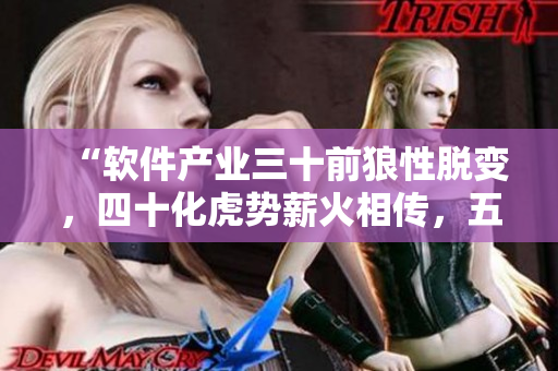 “軟件產業(yè)三十前狼性脫變，四十化虎勢薪火相傳，五十領域再創(chuàng)輝煌”