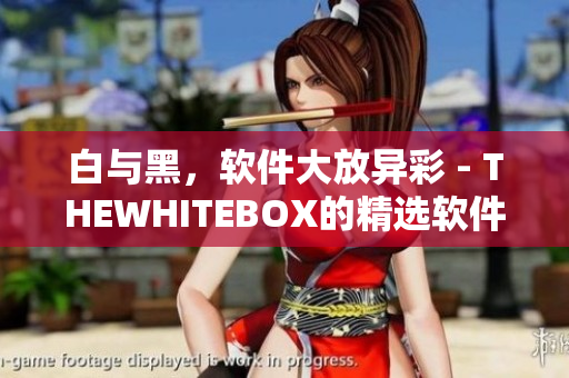 白與黑，軟件大放異彩 - THEWHITEBOX的精選軟件江湖
