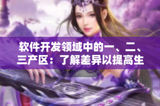 軟件開發(fā)領(lǐng)域中的一、二、三產(chǎn)區(qū)：了解差異以提高生產(chǎn)效率