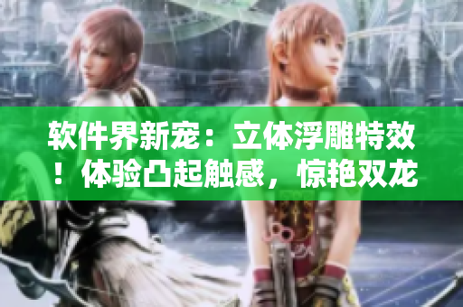 軟件界新寵：立體浮雕特效！體驗凸起觸感，驚艷雙龍耳帳繡繪