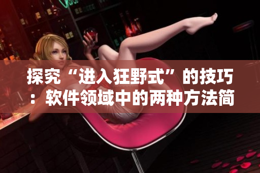 探究“進(jìn)入狂野式”的技巧：軟件領(lǐng)域中的兩種方法簡(jiǎn)介