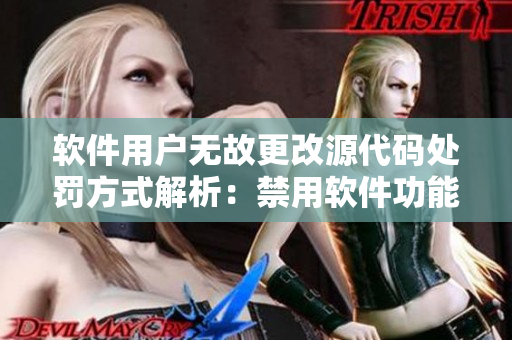 軟件用戶無故更改源代碼處罰方式解析：禁用軟件功能并限制計(jì)算機(jī)訪問