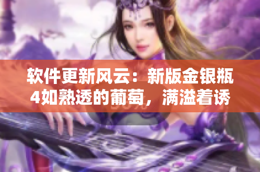 軟件更新風(fēng)云：新版金銀瓶4如熟透的葡萄，滿溢著誘人功能