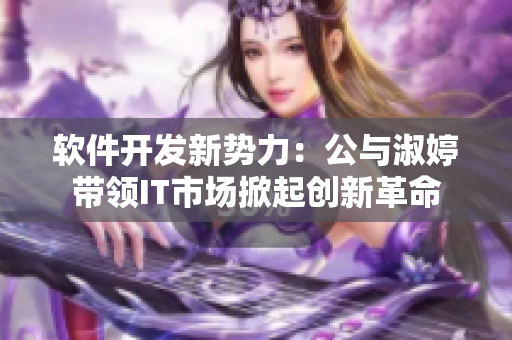 軟件開發(fā)新勢力：公與淑婷帶領(lǐng)IT市場掀起創(chuàng)新革命