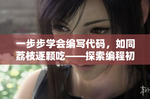 一步步學(xué)會(huì)編寫(xiě)代碼，如同荔枝逐顆吃——探索編程初學(xué)者的軟件開(kāi)發(fā)之路